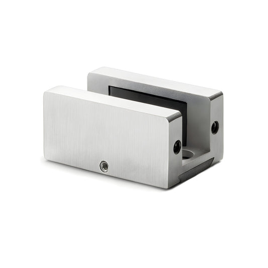 Brushed stainless replacement adjustable door guide LAT34DGBS for Latitude 34 sliding glass doors.