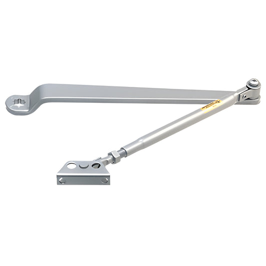 Aluminum PR4050CAA replacement surface closer arm for PR40/PR50 door closers, adjustable connecting arm