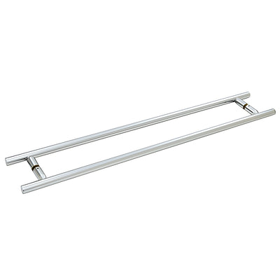 CRL 24 in Chrome Back-to-Back Ladder Double Bathroom Towel Bar
