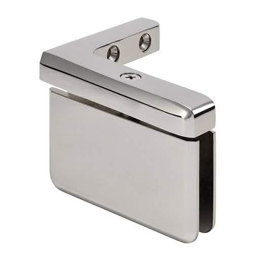 CRL Prima 05 Series Left Hand Offset Mount Hinge in Polished Nickel - Product Image 1
