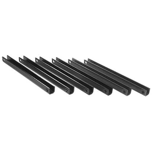 CRL Zinc Plated 1/4" HR Steel Stanchion, 18" Long - Durable, Corrosion-Resistant Support