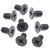 CRL Matte Black 6x12mm Phillips Flat Head Cover Plate Screws