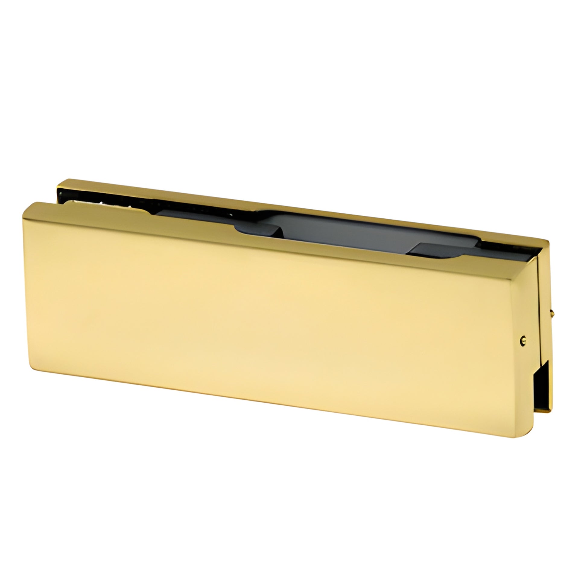 Satin brass rectangular replacement cover plate for PH10/PH11/PH20/PH21 commercial door patch fittings, SKU 1NT101SB