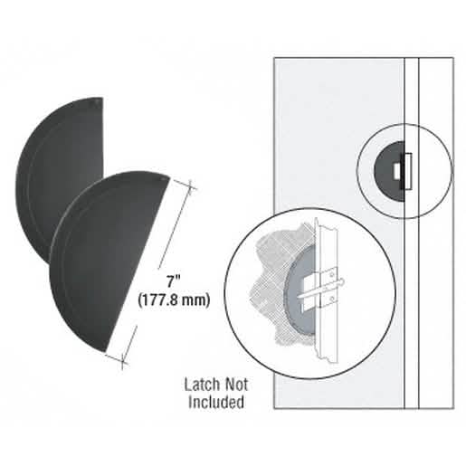 CRL Screen Door Pull Shield - Durable, Easy Install, Protects Door Handle, 1 Pack