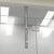 CRL 33 in Brushed Stainless Steel Two-Point Vertical Glass Post