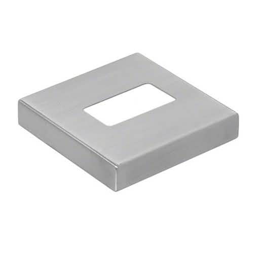 CRL Brushed Stainless Base Flange Cover for P9 P-Series Posts – Sleek, Durable Design