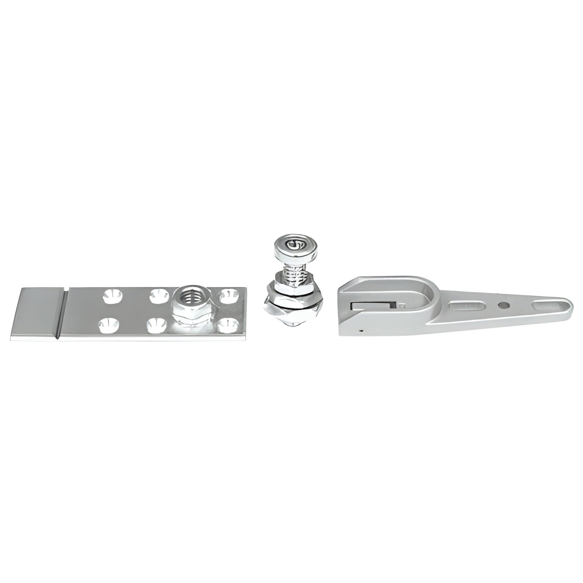CRL8010HDP heavy-duty adjustable dual-purpose bottom pivot set - chrome finish, floor/threshold mount, 200 lb cap