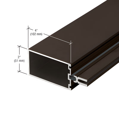 CRL-U.S. Aluminum Series 2200 4in Thermal-Break Mullion 24'2" Bronze