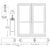 CRL-U.S. Series 550 Wide-Stile Geared-Hinge Doors, White Kynar