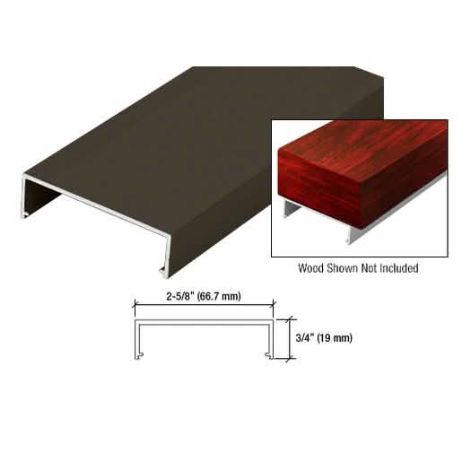 Matte Bronze Wood Top Rail 241-Inch: Durable, Stylish Finish for Home Improvement