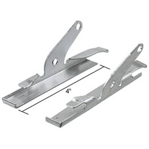 "CRL 4\" Jalousie Louver Clip for Pan Am Windows - Durable Glass Holder, Easy Installation