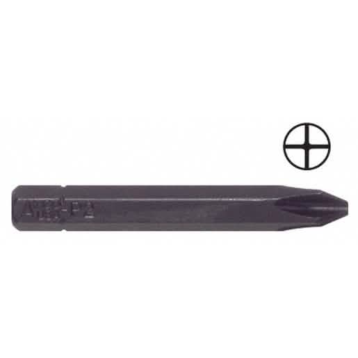 CRL 1/4" Hex Long Phillips Insert Bit No. 2 Point - Durable, precision tool for secure fas