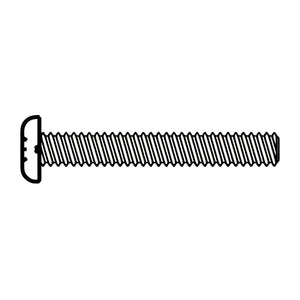 1/4-20 x 1-3/4" Black Phillips Machine Screw - CRL-U.S. Aluminum