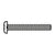 1/4-20 x 1-3/4" Black Phillips Machine Screw - CRL-U.S. Aluminum