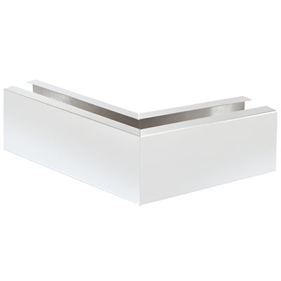CRL Satin Anodized 12" Mitered 135º Corner Cladding for B7S Series Heavy-Duty Square Base Shoe