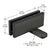 CRL Matte Black Hydraulic Patch Fitting 2-9/16" Setback for Glass Door