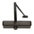 CRL Dark Bronze ADA Surface-Mount Door Closer, Adjustable Size 1-4