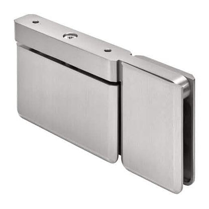 CRL Brushed Nickel Senior Prima Pivot Hinge with U-Clamp for Glass Doors