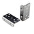 CRL Polaris 125 Brushed Stainless Square Post Soft-Close Gate Bracket