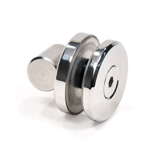 CRL Polished Stainless Steel 180º Crescent Series Sliding System - image 4.