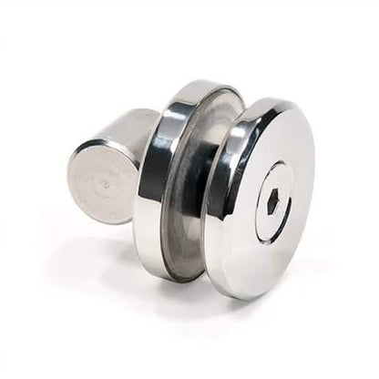 CRL Polished Stainless Steel 180º Crescent Series Sliding System - image 4.