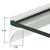 CRL Brite 18 in Anodized Aluminum Glass Shelf Kit - Fits 3/8 in Glass