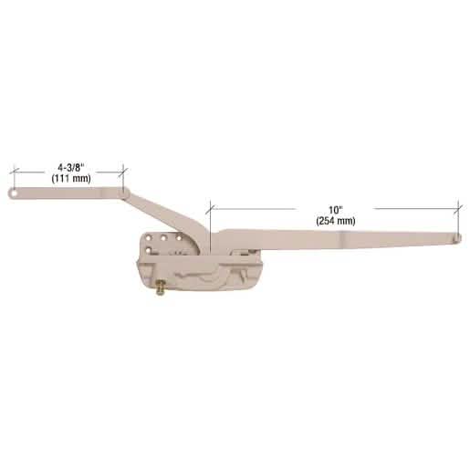 CRL Truth® Encore Steel Left Hand Dual Arm Operator - Durable window hardware solution