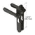 CRL Black Mortise Replacement Lock Levers for Academy Screen Doors