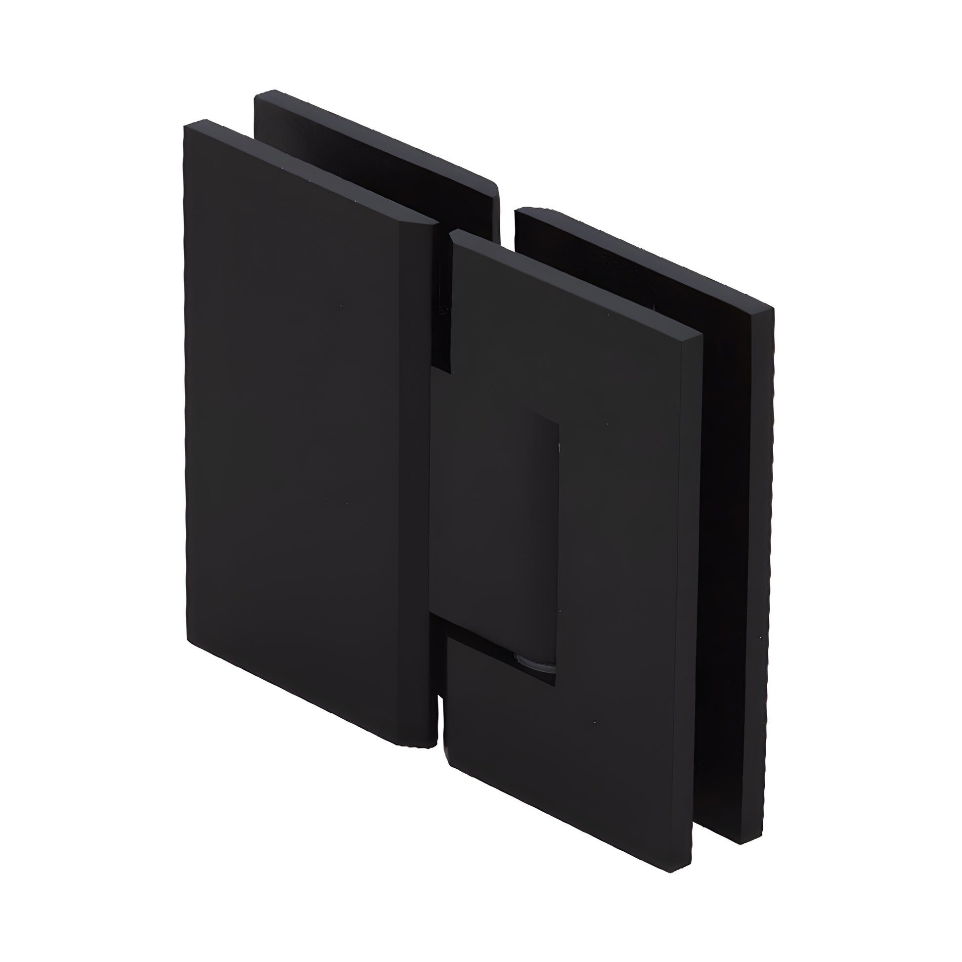 Junior Geneva JRG1800RB oil-rubbed bronze 180 glass-to-glass brass shower hinge, square profile