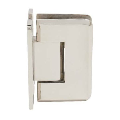 CRL 316 Polished Stainless Steel Wall Mount 'H' Back Plate Hinge - Sleek and Durable