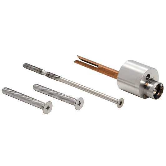 CRL LLPA134ADT locking ladder pull adaptor with screws and metal pin for 1-3/4" (45mm) aluminum doors