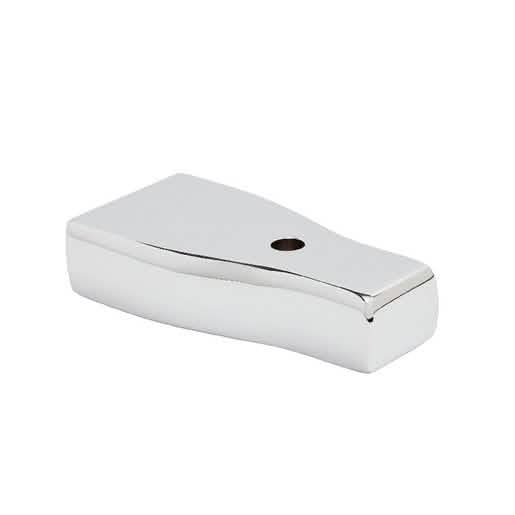 CRL Polished Chrome Madrid Series Wall Block Mount Kit - Sleek, Durable, Modern Design