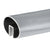 CRL 4" x 2.5" Oval Aluminum Cap Rail for 1/2 or 5/8" Glass - 240"
