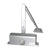 CRL Aluminum ANSI Grade 1 Surface Mount Door Closer - Light Duty