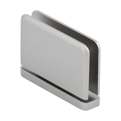 PPH01SN satin-nickel brass pivot hinge for 5/16-3/8" (8-10mm) tempered glass shower doors, beveled, self-centering