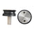 CRL Laguna Brushed Stainless Door Pivot Flush-Mount Replacement
