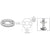 CRL 1-1/2" Stainless Steel Base Flange Mill Finish Wood Mount