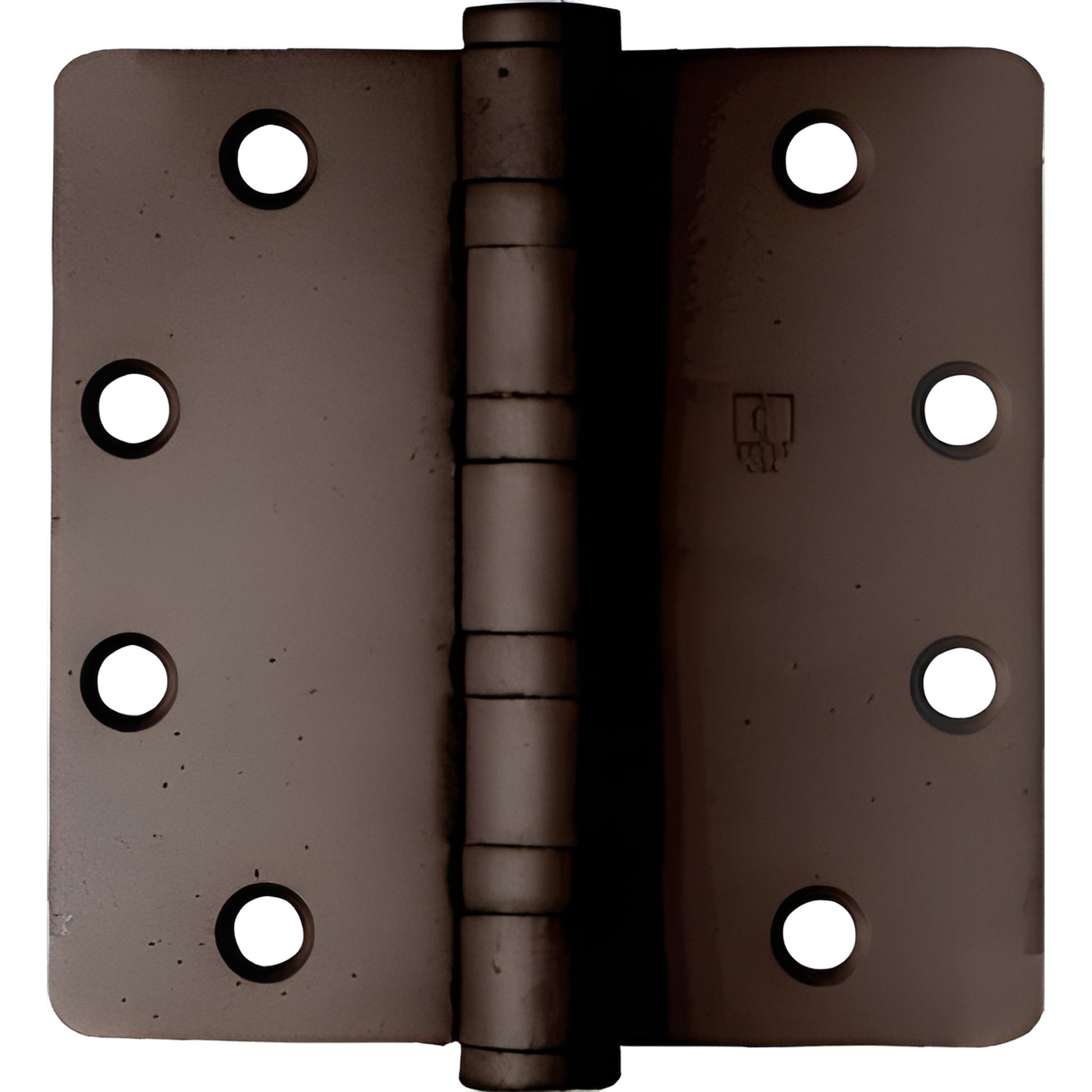 Bronze 4-1/2 x 4-1/2 ball-bearing door hinge, five-knuckle, non-removable pin SKU BB65NRPBRZ