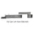 CRL Replacement Left-Hand Slide Bolt Triple-Track Window Lock