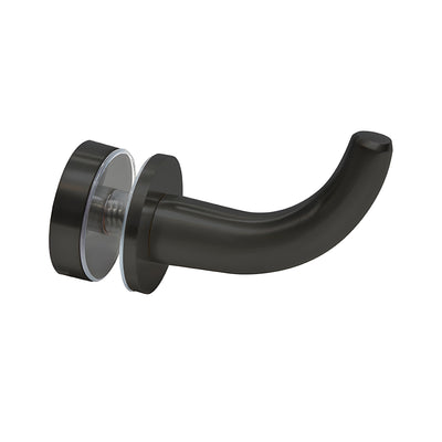CRL Matte Black Wall-Mount Robe & Towel Hook - Bathroom