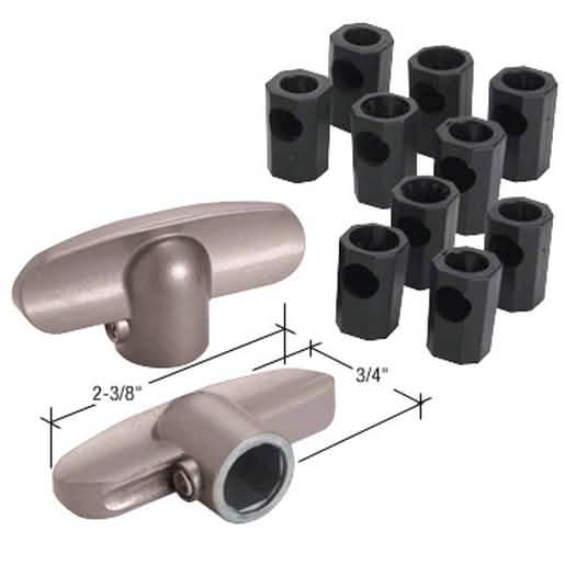 CRL Bronze Universal T-Crank Window Handle - Durable, stylish, and easy to install.