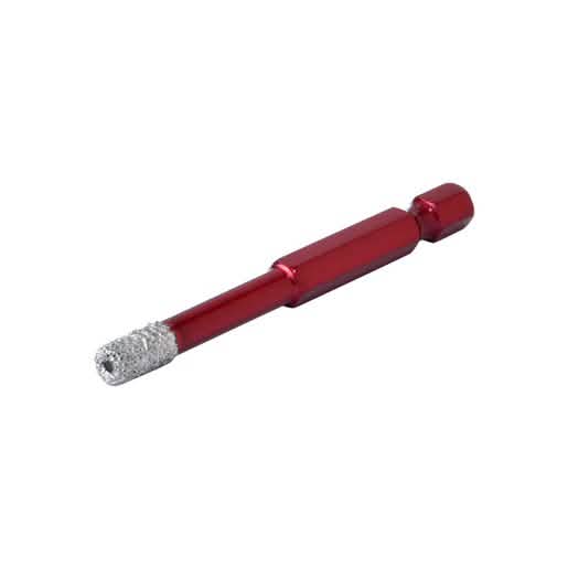 CRL 1/4" Vacuum Brazed Dry Core Drill Bit with Quick Change Shank for Efficient Drilling