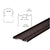 CRL Matte Bronze 241" Top Rail Infill for Pickets