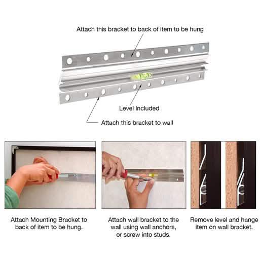 CRL 10 Inch Hangman Mirror & Picture Hanging System - Secure Wall Mounting Solution