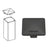CRL 100 Series Matte Black Low-Profile Deck Post Cap