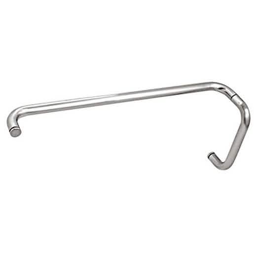 CRL Polished Chrome 8" Pull Handle & 22" Towel Bar Combo - Sleek, Washer-Free Design