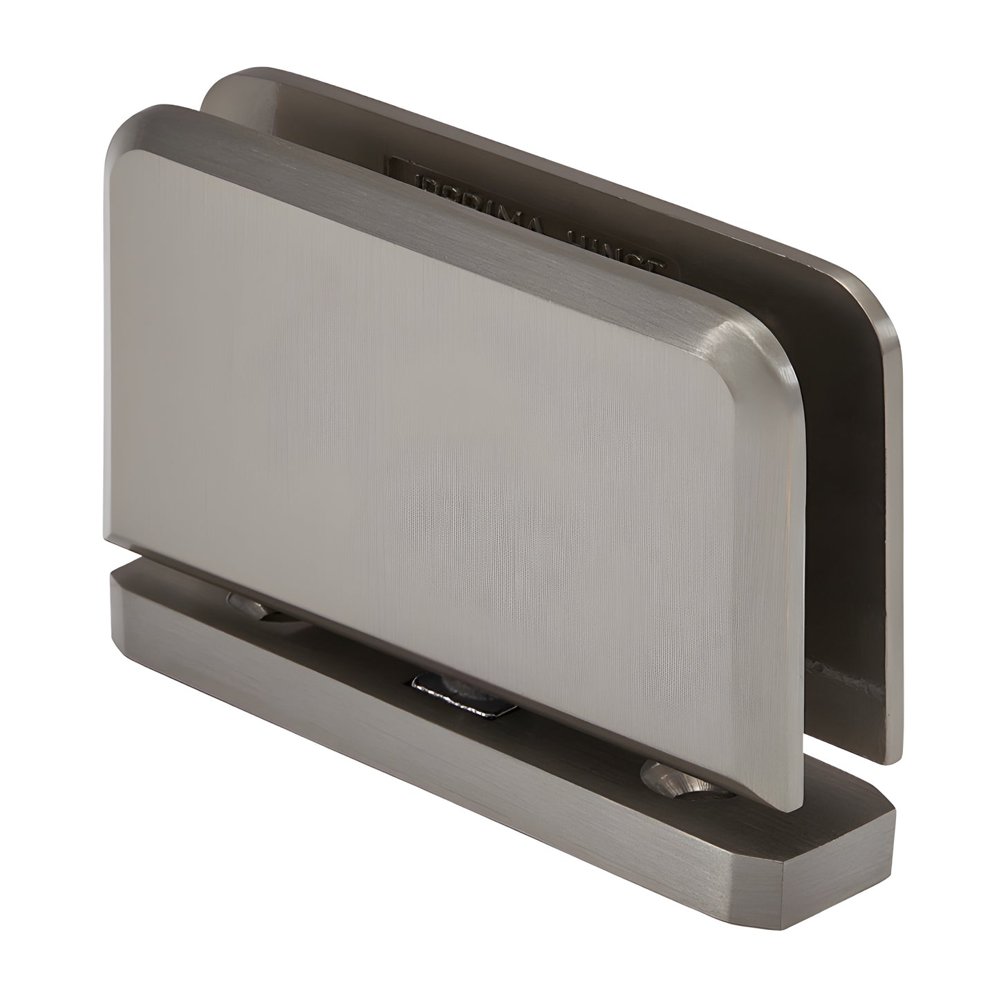 JRPPH01BN brushed nickel brass bottom-mount self-centering pivot hinge for 1/4" glass shower door