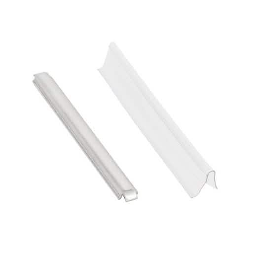 CRL Polished Chrome Handle for Frameless Pivot Door, 3/16" or 1/4", Sleek Design