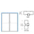 CRL-U.S. Clear Anodized Aluminum Frame for Double Doors, Offset Pivot