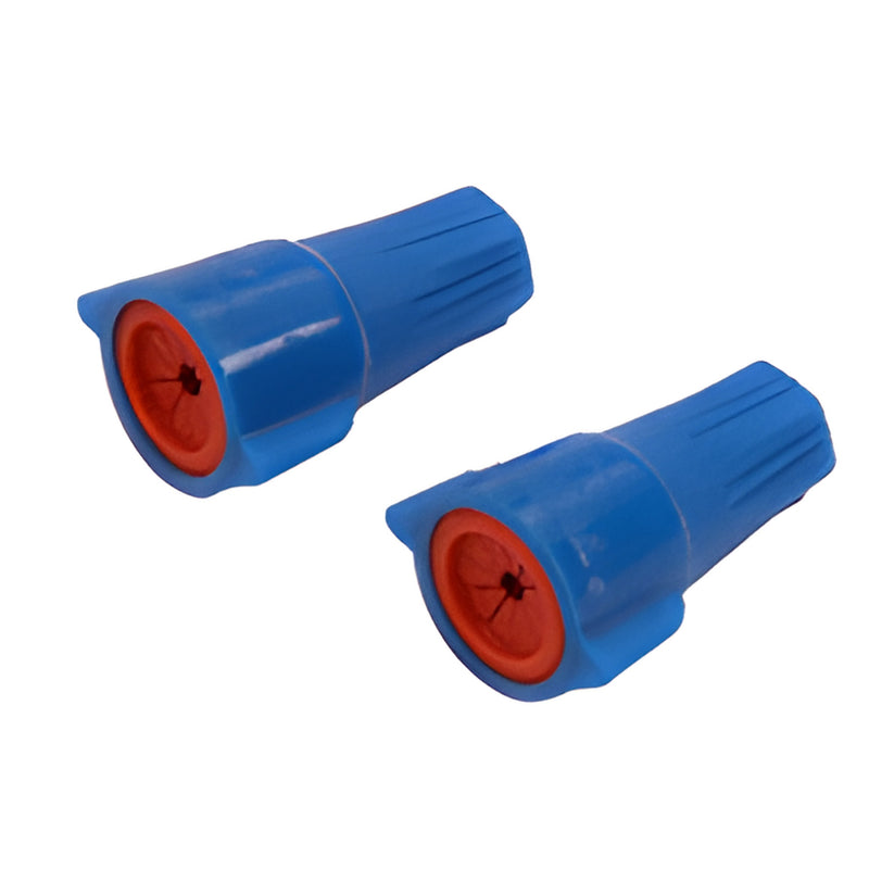 Blue LED wire nuts with orange internal insert for low-voltage LED connections, SKU LEDWN1 (pack of 10)